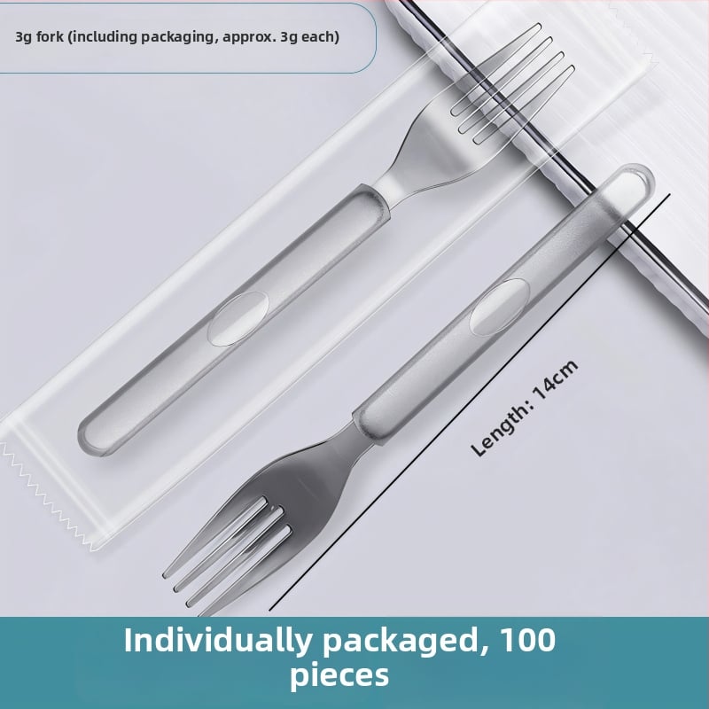 Πιρούνι φρούτων μίας χρήσης, ατομικά συσκευασμένο, πλαστικό τροφίμων, απλός στυλ, πρώτη κατηγορία ποιότητα (Υλικό: πλαστικό τροφίμων; Κατηγορία: πιρούνι φρούτων; Στυλ: απλό; Ποιότητα: πρώτη κατηγορία; Φινίρισμα: επεξεργασία με νερό)