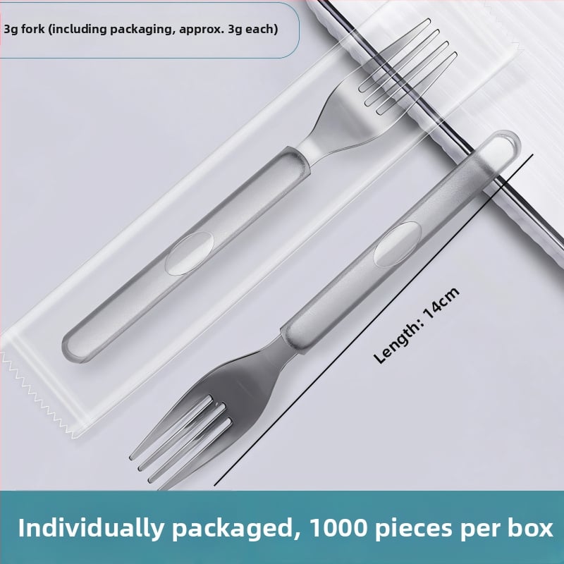 Πιρούνι φρούτων μίας χρήσης, ατομικά συσκευασμένο, πλαστικό τροφίμων, απλός στυλ, πρώτη κατηγορία ποιότητα (Υλικό: πλαστικό τροφίμων; Κατηγορία: πιρούνι φρούτων; Στυλ: απλό; Ποιότητα: πρώτη κατηγορία; Φινίρισμα: επεξεργασία με νερό)