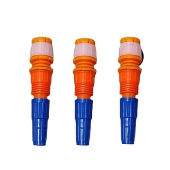 Duză pentru furtun de grădină – corp din plastic, cap din plastic tehnic, modele 16/20/25, presiune generală a apei, rază de stropire 3