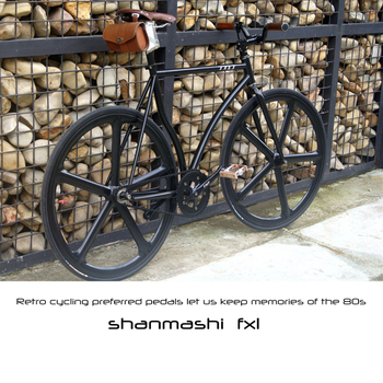 Sklopiva pedala za bicikl - SHANMASHI SMS-FX-1; aluminijska legura; kompatibilna s gradski biciklom, ženskim biciklom, biciklom s fiksnim prijenosom i sklopivim biciklima (Brand SHANMASHI; Model SMS-FX-1; Težina 461 g)