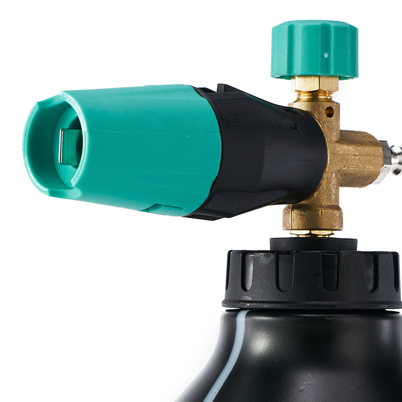 Visokotlačni pjenasti pištolj za pranje automobila — kapacitet 1000 ml, 220 V, 130 bar, 10–12 L/min, mlaznica bakar/plastika