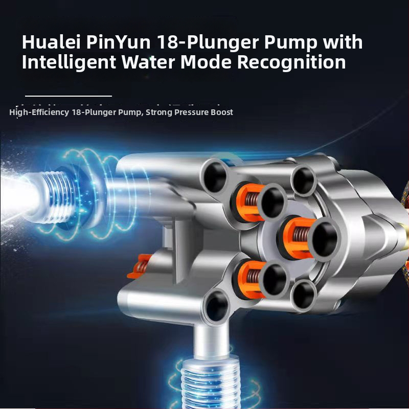 Vysokotlakový čistiaci nástroj na auto s lítiovou batériou, pre domáce použitie, 1800 W, 220 V, hadica 6–10 m, objem až 16 L, tryska na čistenie auta