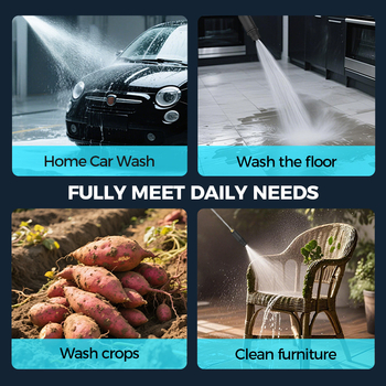 Black Cat Υπερυψηλής πίεσης πλυντήριο αυτοκινήτων, 220V/110V, φορητό, 1000W, μέγιστη πίεση 8 MPa, οικιακή χρήση
