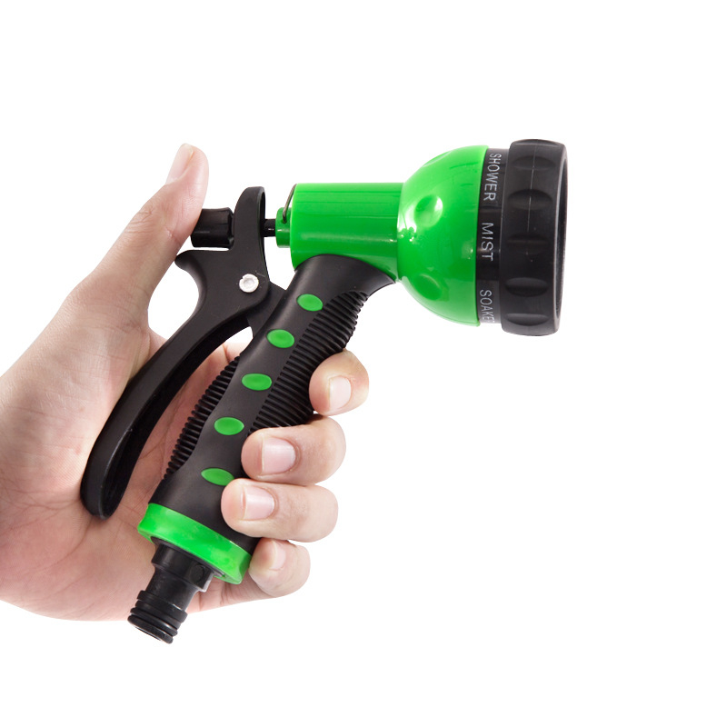Huabang Shi pistol de stropit cu 7 funcții pentru grădină, spălare auto și udare plante