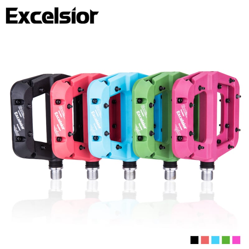 Excelsior Model 991 Nylon pedala za planinski bicikl s ležajem i širokom protukliznom površinom