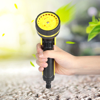 Pistol de udare pentru grădină, 10 funcții, pentru udare și spălare auto