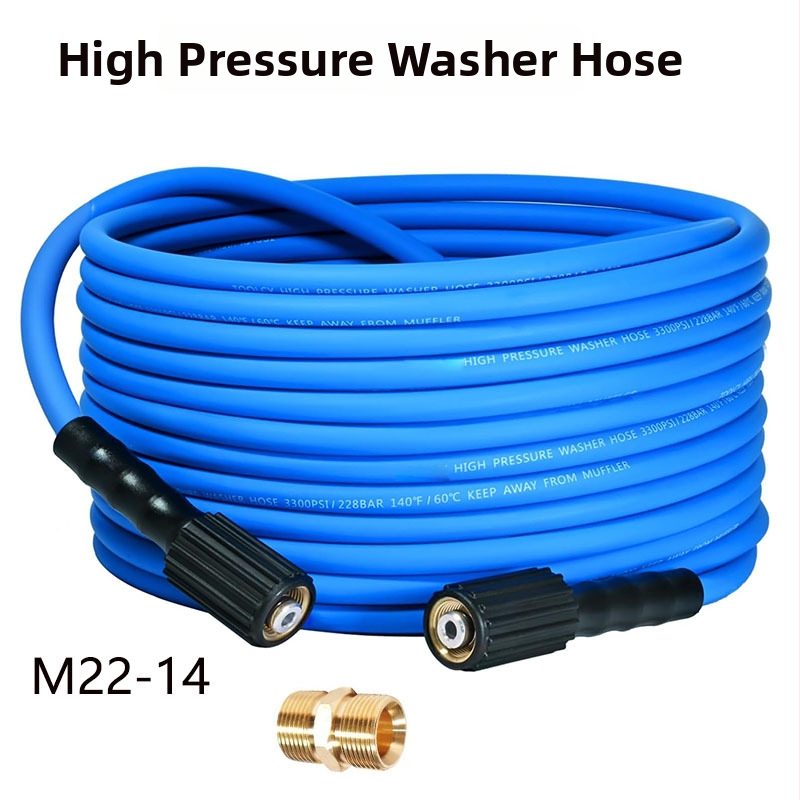 Vysokotlakový hadicový systém na umývanie áut, konektor M22-14, PVC, hmotnosť 0,1 kg