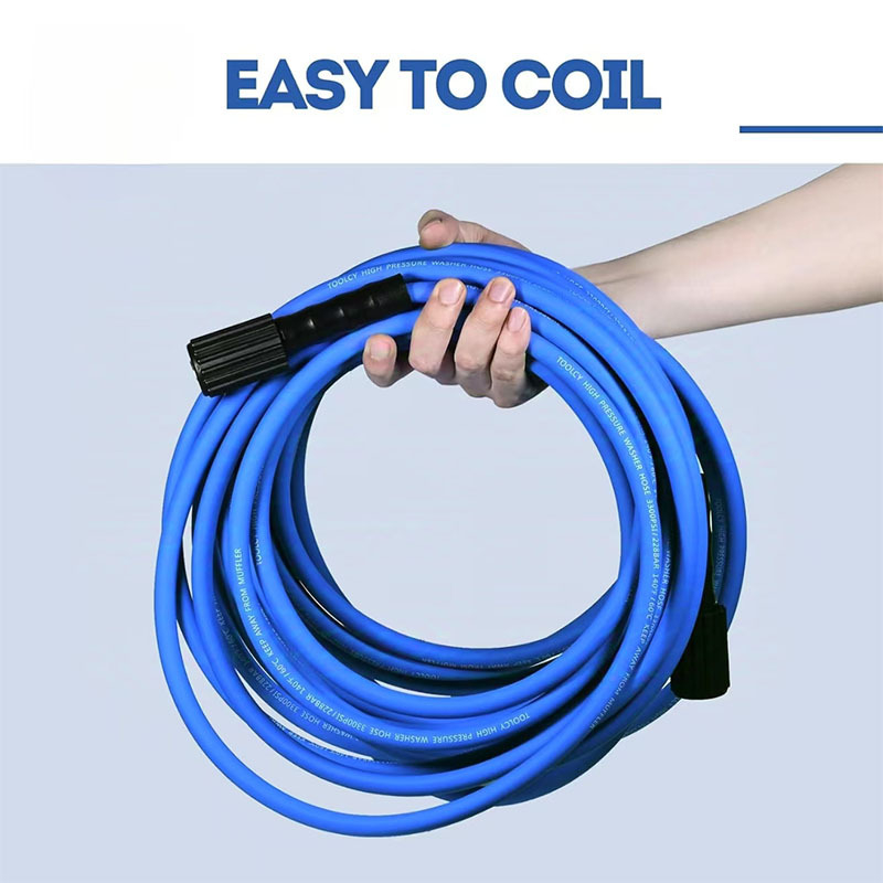 Σωλήνας υψηλής πίεσης για πλύσιμο αυτοκινήτων, σύνδεση M22-14, PVC, βάρος 0,1 kg