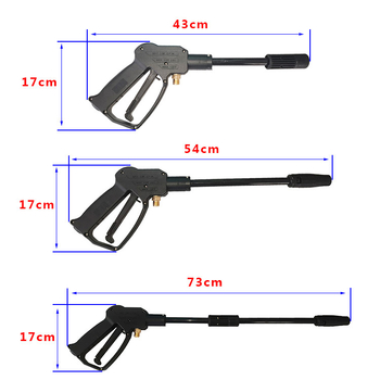 Pistol visokotlačnog perača za pranje auta, prilagodljiva 8 m vodena cijev seta, M14 spoj, 2000 PSI, glava od plastike i bakra, držač od plastike