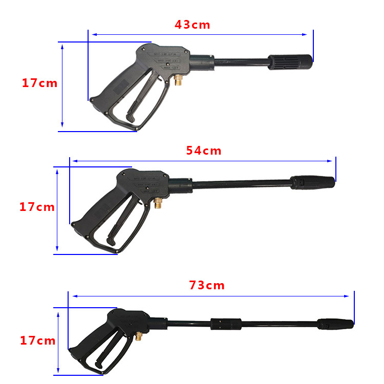 Pistol visokotlačnog perača za pranje auta, prilagodljiva 8 m vodena cijev seta, M14 spoj, 2000 PSI, glava od plastike i bakra, držač od plastike