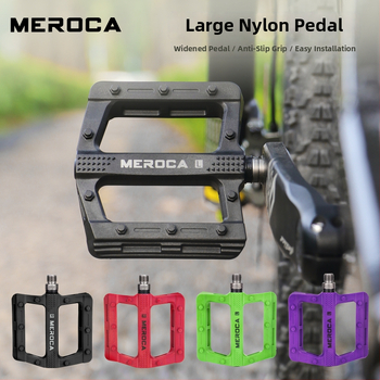Meroca nylon pedale s povećanom površinom za stopala i protukliznom površinom, univerzalno za planinske, cestovne i fixie bicikle