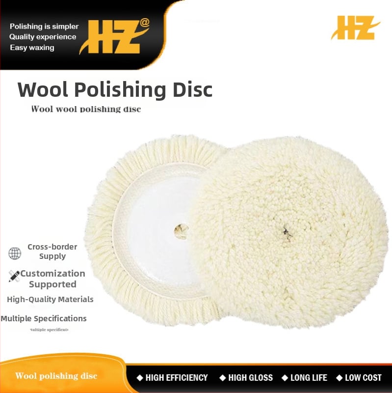 HAIZAN вълнен полиращ диск – тип: Wooling пан, материал: вълна, персонализируем