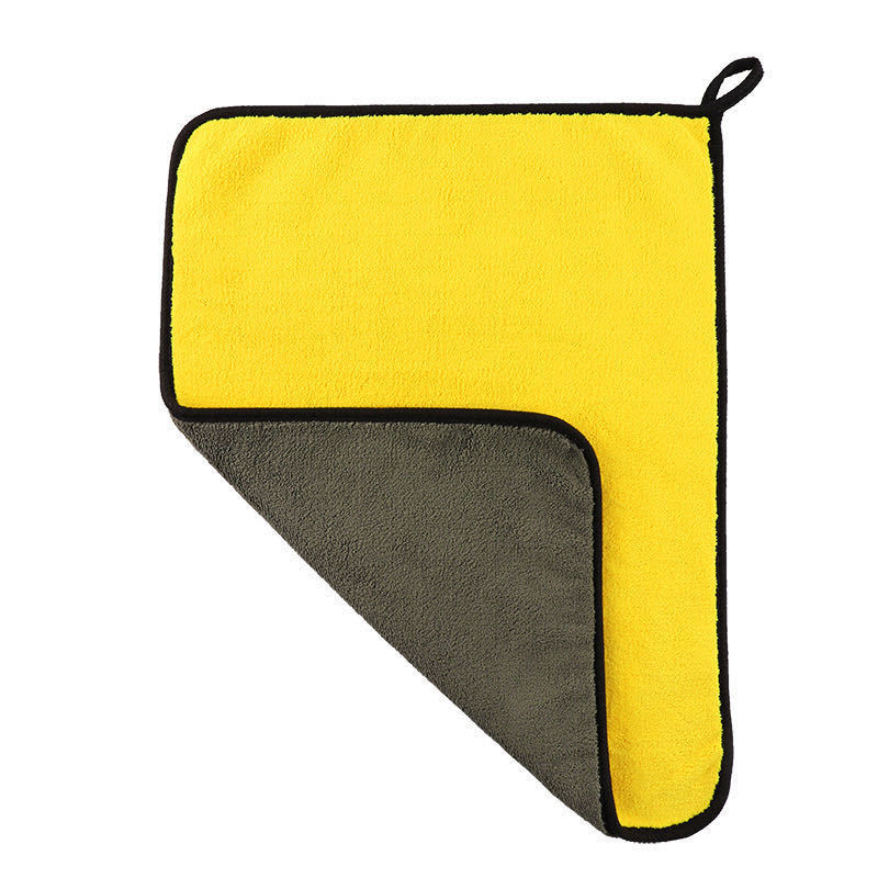 Krpa za pranje automobila – koralni velur, visoke gustoće, debela, dvostrano upijajući pliš