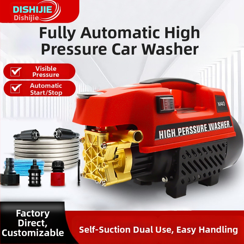 Vysokotlakový čistič auta 220V, model T3000, max tlak 20 MPa, prietok 12 L/min, výkon 3000 W