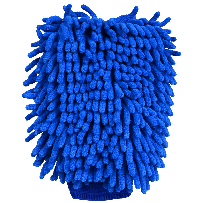 Daxuan Chenille Coral-Plush микрофибър ръкавици за миене на коли – двустранни, марка Daxuan