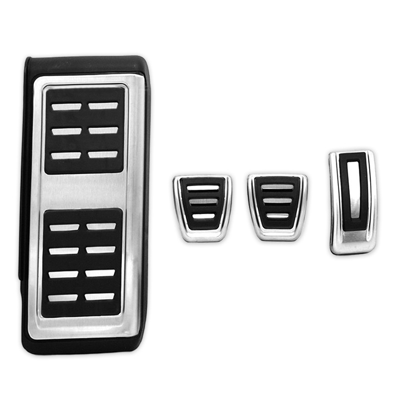 Nehrđajući čelični pedala gasa, samoljepljiva instalacija, kompatibilno s Volkswagen Golf 7, Tiguan L, Audi A3/Q2/Q3
