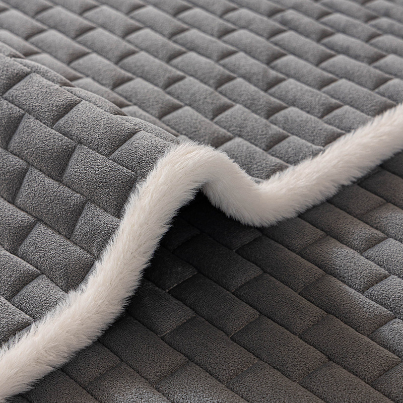 Μαξιλάρι καναπέ από κρυσταλλικό βελούδο, μίνιμαλιστικό στυλ, σχέδιο: πλέγμα, κατάλληλο για κάθε καναπέ, μοντέλο: τύπος υφάσματος μαξιλαριού (Υλικό: Κρυσταλλικό βελούδο; Σχέδιο: Πλέγμα; Στυλ: Μίνιμαλιστικό; Κατάλληλο: Για κάθε καναπέ; Μοντέλο: Τύπος υφάσματ