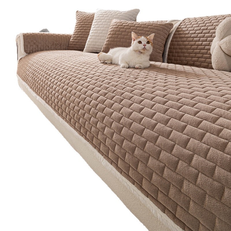 Μαξιλάρι καναπέ από κρυσταλλικό βελούδο, μίνιμαλιστικό στυλ, σχέδιο: πλέγμα, κατάλληλο για κάθε καναπέ, μοντέλο: τύπος υφάσματος μαξιλαριού (Υλικό: Κρυσταλλικό βελούδο; Σχέδιο: Πλέγμα; Στυλ: Μίνιμαλιστικό; Κατάλληλο: Για κάθε καναπέ; Μοντέλο: Τύπος υφάσματ