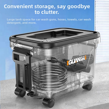 Autoumyvací stroj s lítiovou batériou, prenosný bezdrôtový vysokotlakový pištoľ na auto, čistý meď, ručný pohon, 4300W, 2,5–25 MPa