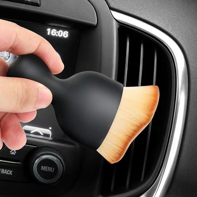 Četka za čišćenje unutrašnjosti automobila s dugom ručkom, za otvore klima uređaja i unutarnje nabore, mekana vlakna
