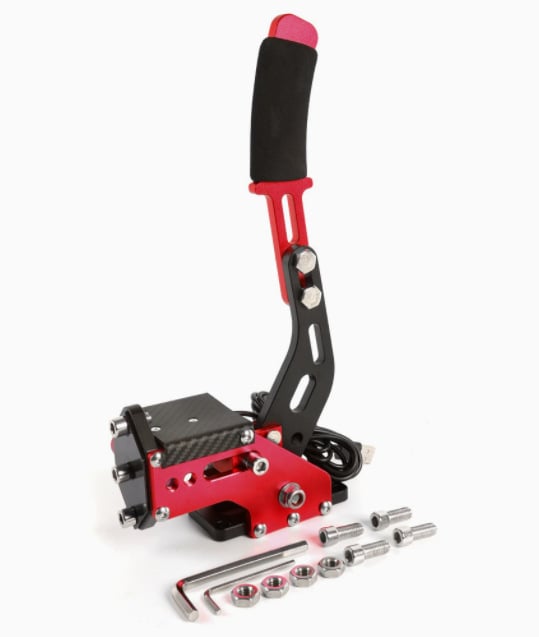 Дрифт ръчна спирачка за симулатори на състезателни игри HB019, универсална съвместимост, алуминиева сплав