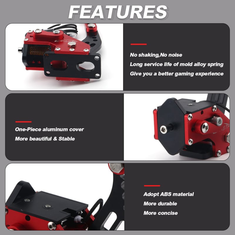 Дрифт ръчна спирачка за симулатори на състезателни игри HB019, универсална съвместимост, алуминиева сплав