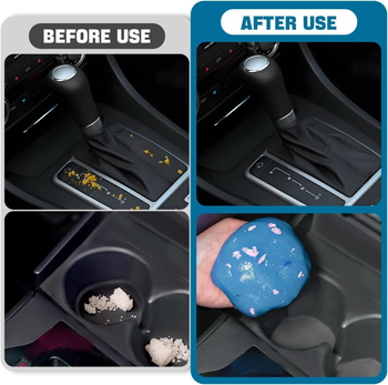 Гел за почистване на интериора на автомобила – премахване на петна, мека гел формула, 160 g (Vioview)