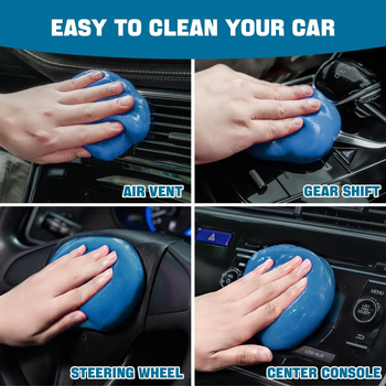 Гел за почистване на интериора на автомобила – премахване на петна, мека гел формула, 160 g (Vioview)