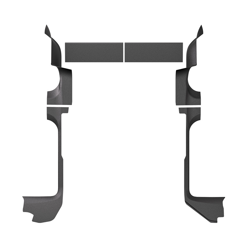 Zunduo Protecție prag ușă Tesla Model Y cu Pad anti-kick pentru transmisie automată