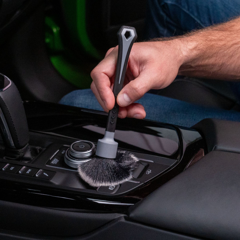Alat za čišćenje unutrašnjosti automobila, dvodijelni set, mekana četka, četka za otvore zraka i spojeve, model 002