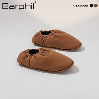 Barphil Unisex εσωτερικές παντόφλες - Αντιολισθητικές, Θερμές, Ανθεκτικές στη φθορά, Με επένδυση φλίς, Slip-On