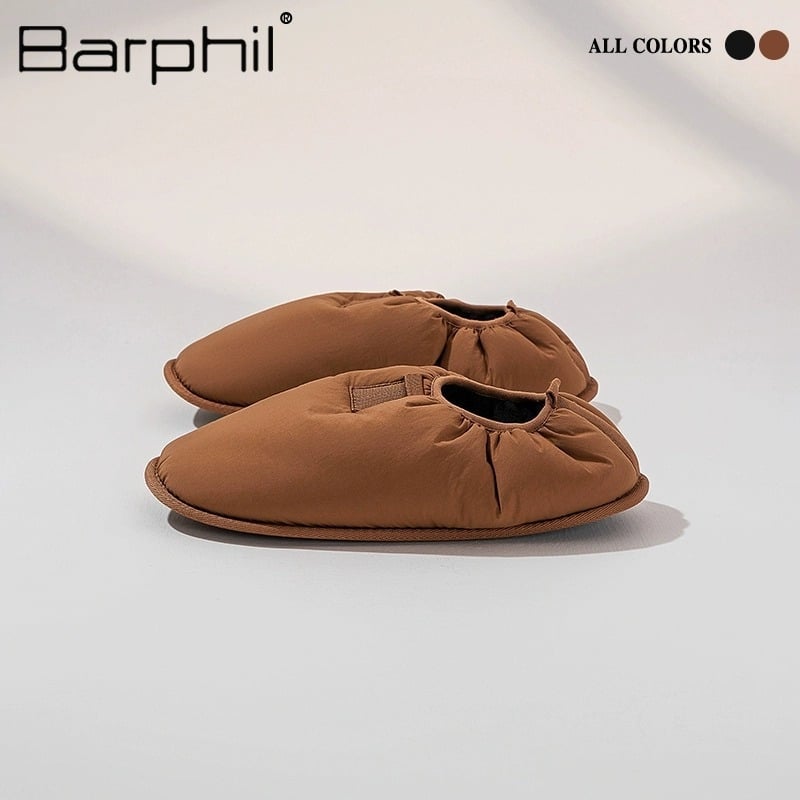Barphil Unisex εσωτερικές παντόφλες - Αντιολισθητικές, Θερμές, Ανθεκτικές στη φθορά, Με επένδυση φλίς, Slip-On