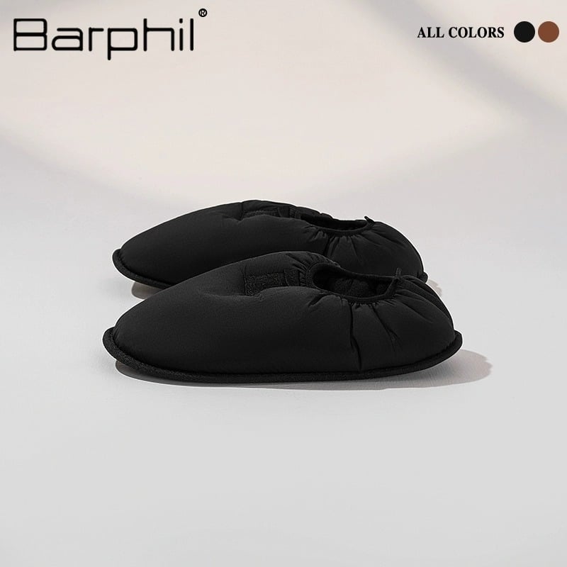 Barphil Unisex εσωτερικές παντόφλες - Αντιολισθητικές, Θερμές, Ανθεκτικές στη φθορά, Με επένδυση φλίς, Slip-On