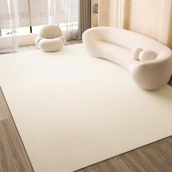 Moderna minimalistička PVC prostirka za pod, periva, otporna na klizanje, vodootporna, kvadratnog oblika, jednobojna ili s prugama.
