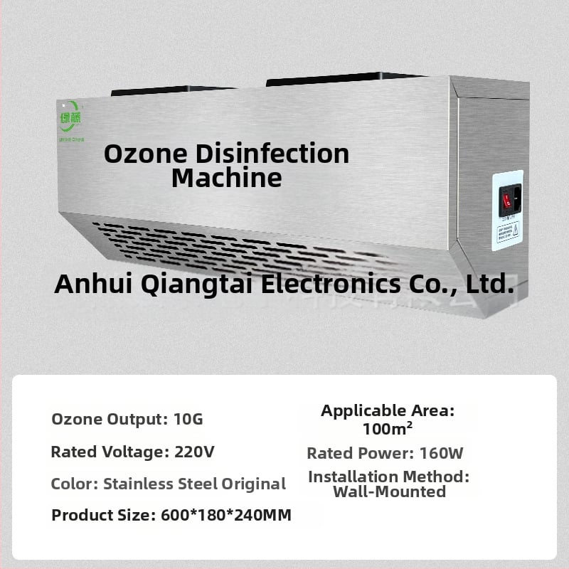 Seinasse paigaldatav ozon dezinfektsiooni seade lõhnade kõrvaldamiseks, õhu puhastamiseks ja desinfitseerimiseks (ozonitehnoloogia)