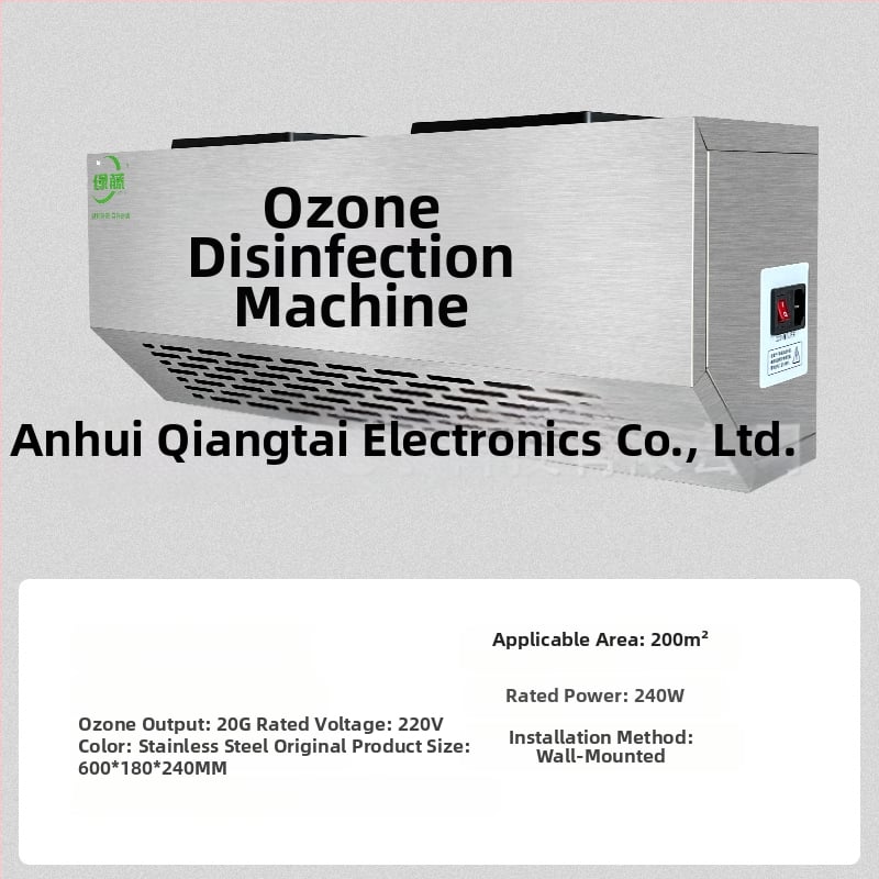 Seinasse paigaldatav ozon dezinfektsiooni seade lõhnade kõrvaldamiseks, õhu puhastamiseks ja desinfitseerimiseks (ozonitehnoloogia)