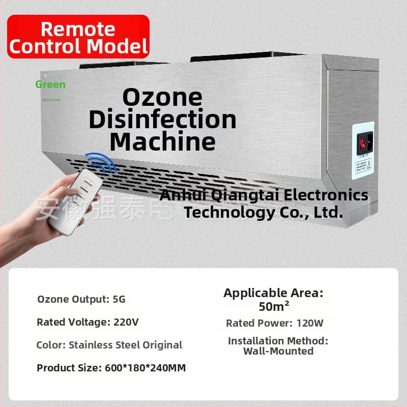 Seinasse paigaldatav ozon dezinfektsiooni seade lõhnade kõrvaldamiseks, õhu puhastamiseks ja desinfitseerimiseks (ozonitehnoloogia)