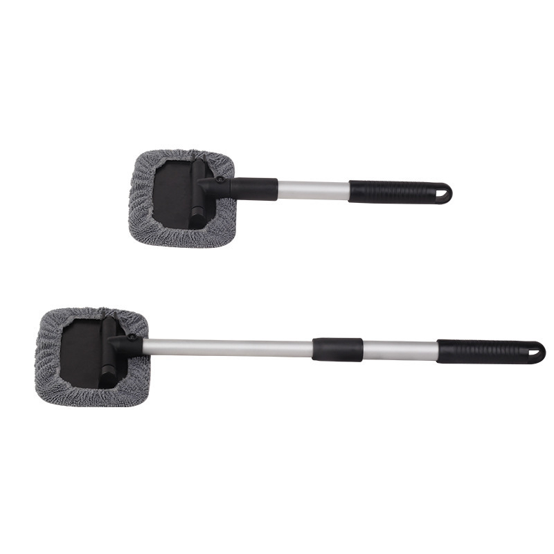 Izvlačna četka za čišćenje stakla automobila s aluminijskim štapom i mikrofiber glavom (tijelo ABS/PVC/PP)