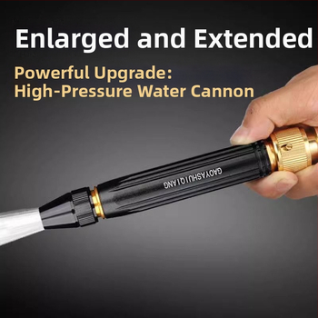 Pistola na umývanie áut pre domáce použitie — Pagoda Typ, ABS Telo, Nastaviteľná Tryska, Maximálny Tlak 10, Vstupná Teplota Vody 20
