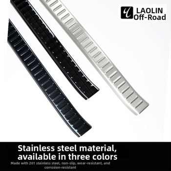 Bandă de prag din oțel inoxidabil pentru Jimny 2023–2025, cinci uși, Old Forest, model 202412192347