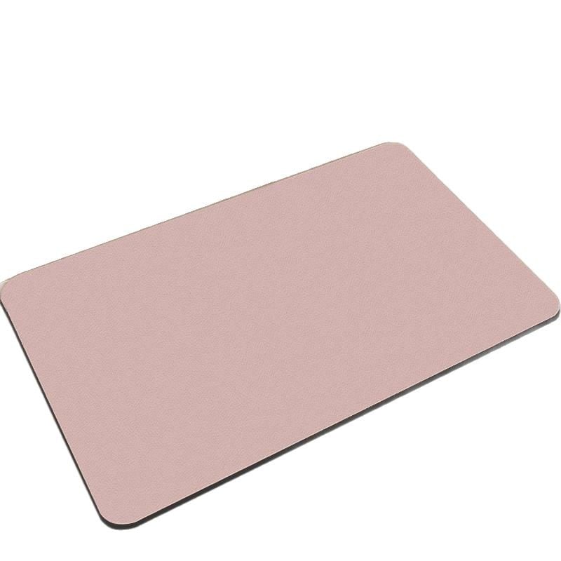 Négyzet alakú diatom mud fürdőszobai lábtörlő, csúszásmentes, nedvszívó, mosható