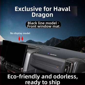 Haval Raptor unutarnje podloge: set podložaka za središnju konzolu i ploču instrumenta, zaštita od sunca i protuklizni dizajn