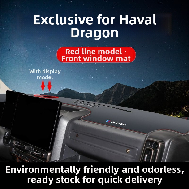 Haval Raptor unutarnje podloge: set podložaka za središnju konzolu i ploču instrumenta, zaštita od sunca i protuklizni dizajn