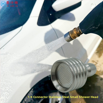 Vysokotlaková autoumyvacia pištol, 1/4 rýchlospojka, nerezová oceľ — telo pištole, spoj a tryska z nerezovej ocele, maximálny tlak 250