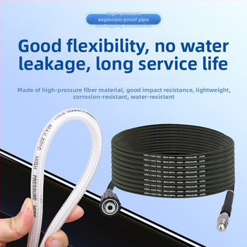 Vysokotlaký odblokovací nástroj na potrubia pre domáce použitie – Nylon a nerezová oceľ, 1,0 kg, rozhranie zinkovej zliatiny, tryska z hliníkovej zliatiny