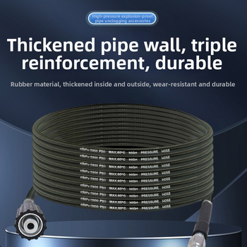 Vysokotlaký odblokovací nástroj na potrubia pre domáce použitie – Nylon a nerezová oceľ, 1,0 kg, rozhranie zinkovej zliatiny, tryska z hliníkovej zliatiny