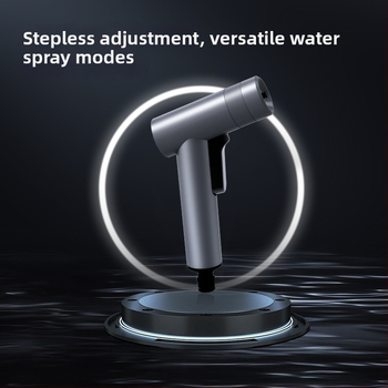 Vysokotlakový pištoľ na umývanie áut, zliatinové telo, model DL882055, rukoväť s prstovým spúšťačom, typ prúdu: stĺpec vody, sprcha, ventilátor