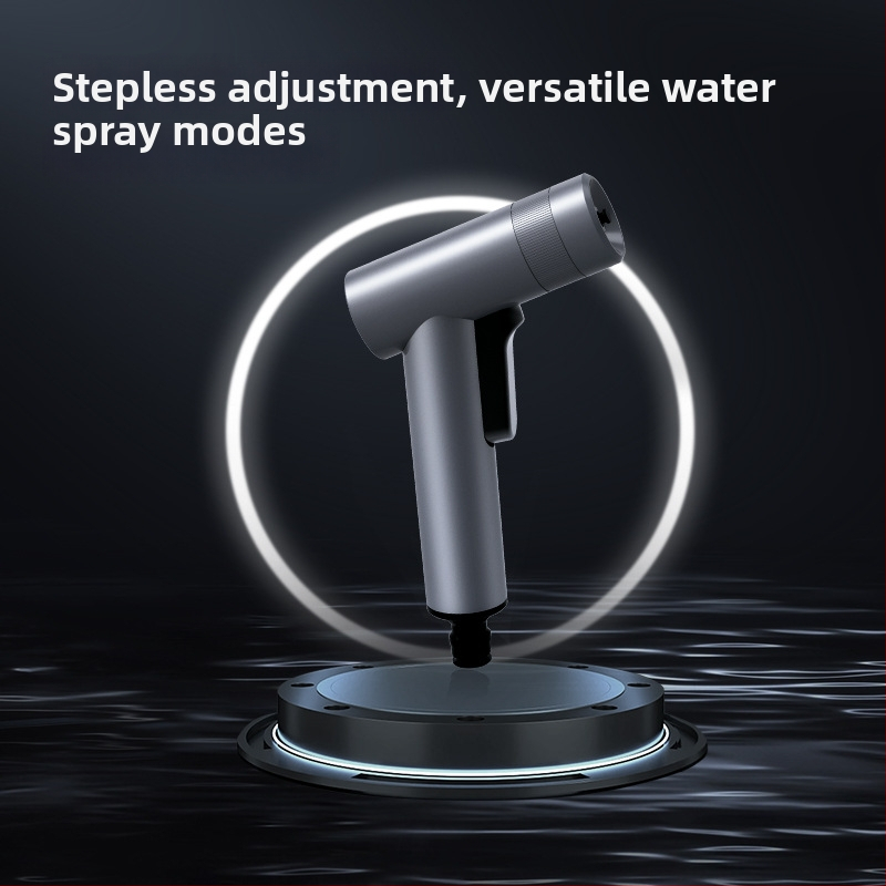 Vysokotlakový pištoľ na umývanie áut, zliatinové telo, model DL882055, rukoväť s prstovým spúšťačom, typ prúdu: stĺpec vody, sprcha, ventilátor