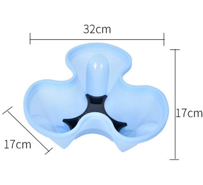 Cvjetni lonac s trodimenzionalnim višeslojnom posudom za uzgoj povrća i jagoda, plastični