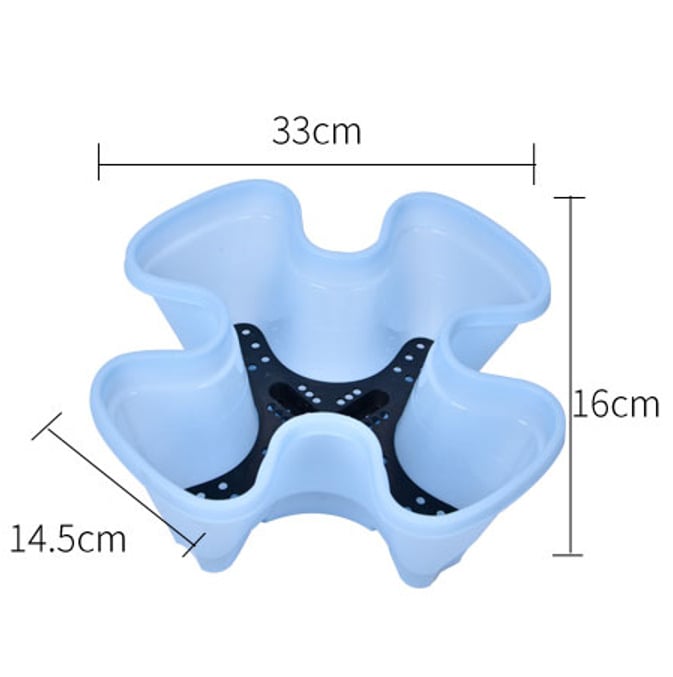 Cvjetni lonac s trodimenzionalnim višeslojnom posudom za uzgoj povrća i jagoda, plastični